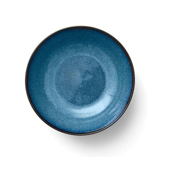 Fekete-kék kőedény szervírozó tálka 1,8 l Gastro Dark Blue/Black – Bitz-image-1