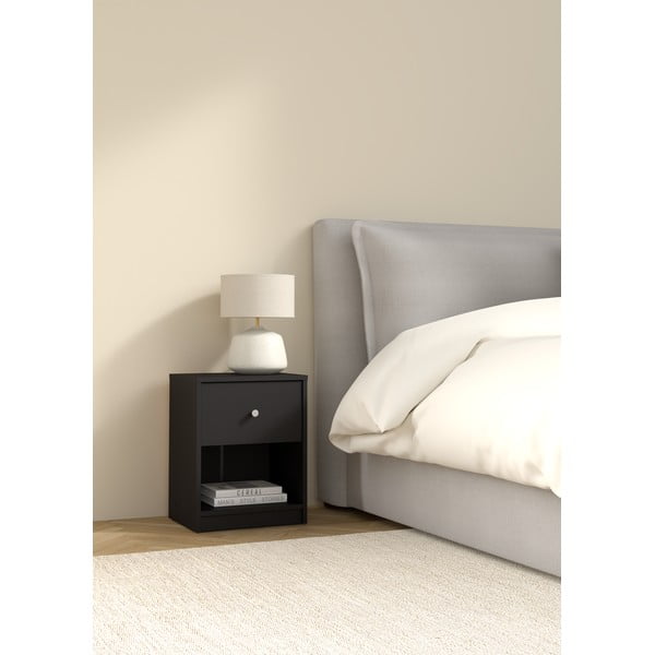 Fekete éjjeliszekrény May – Tvilum-image-1