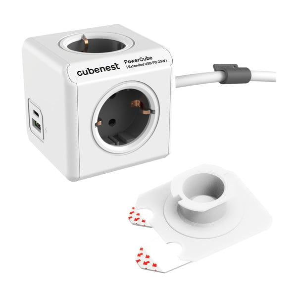 Elosztó PowerCube Extended USB Schuko – Cubenest-image-1