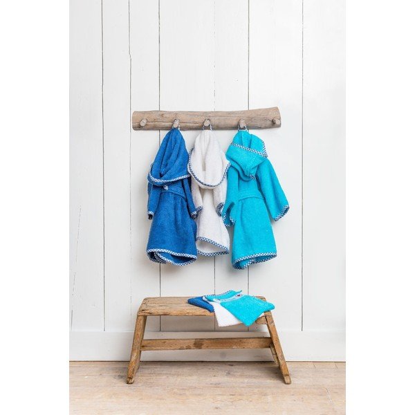 Fehér gyerek fürdőköpeny - Tiseco Home Studio-image-2