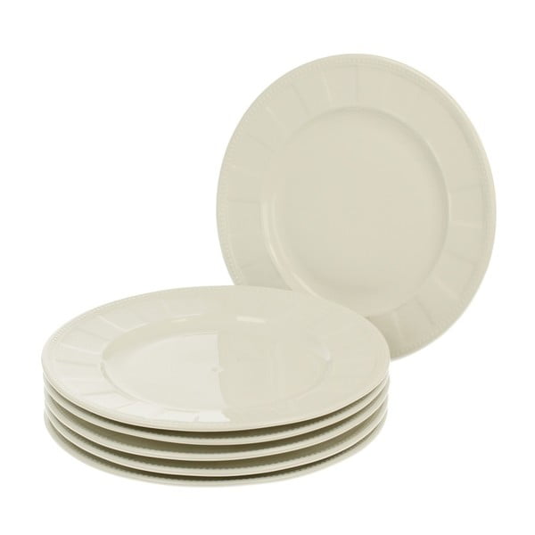 Casette 6 darabos porcelán desszertes tányér készlet, Ø 21,25 cm - Duo Gift
