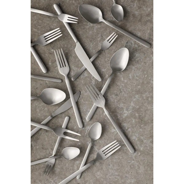 Matt ezüstszínű rozsdamentes acél négyszemélyes desszertes villa szett 4 db-os Stella – Blomus-image-3