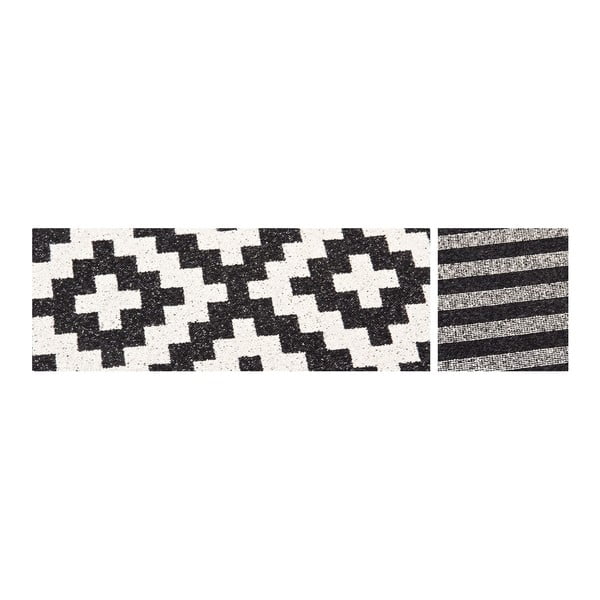Viki fekete-fehér mintás kétoldalas szőnyeg, 160 x 230 cm - Narma-image-3