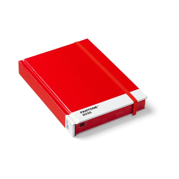 Kisméretű piros jegyzetfüzet - Pantone