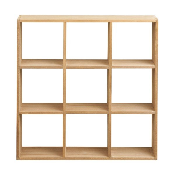 Natúr színű többszintes borovi fenyő fali polc 46 cm Moss – House Nordic