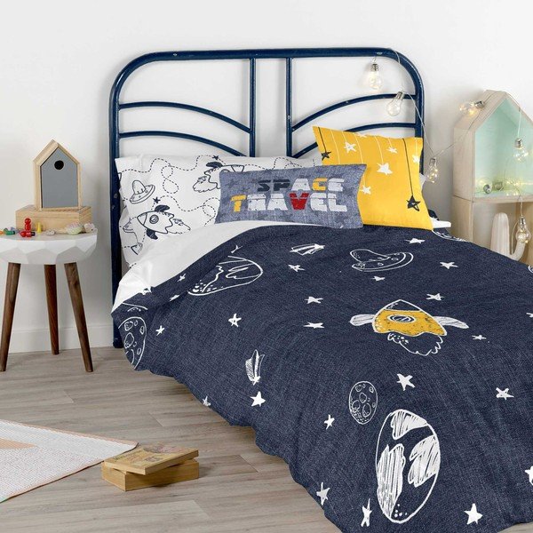 Starspace mintás paplan- és párnahuzat szett, 140 x 200 cm - Baleno-image-2