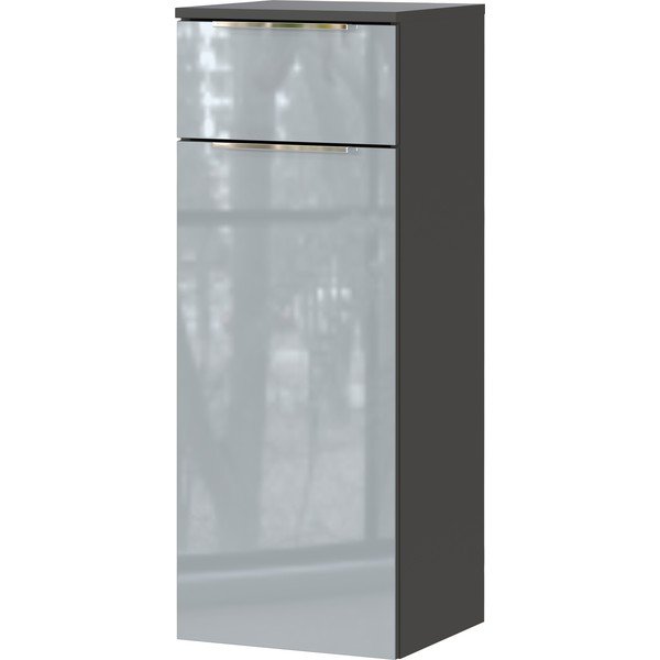 Szürke magas-fali fürdőszoba szekrény 36x93 cm Vasio – Germania-image-2