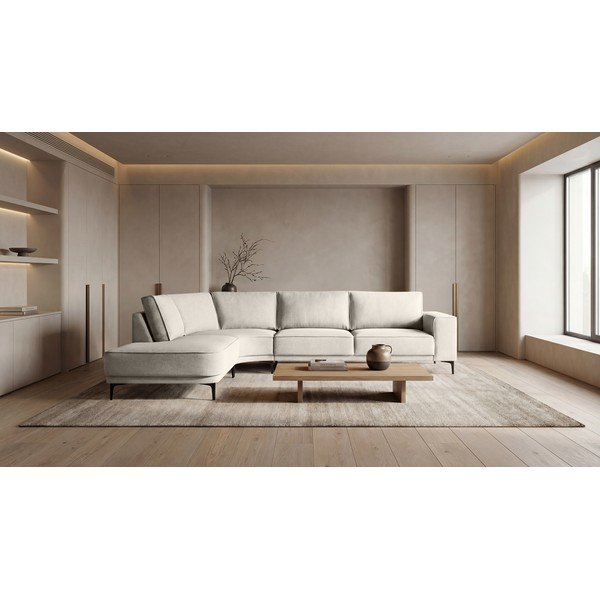 Krémszínű sarokkanapé (bal oldali) Copenhagen – Scandic-image-1