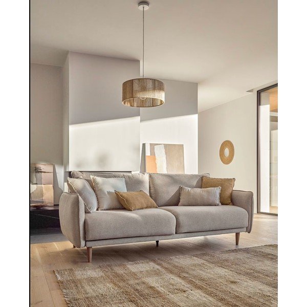 Bézs kanapé 210 cm Carlota - Kave Home-image-2