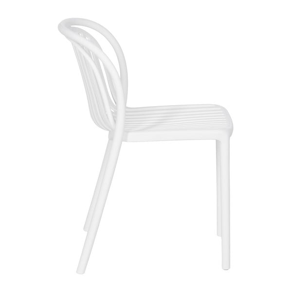 Fehér műanyag étkezőszék Alia – Ixia-image-2
