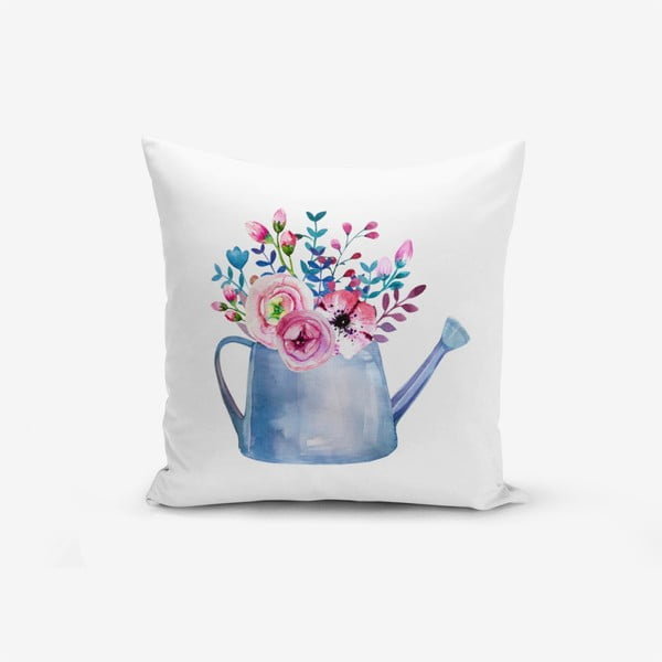 Aquarelleli Flower pamutkeverék párnahuzat, 45 x 45 cm - Minimalist Cushion Covers