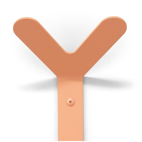 Lazacszínű fali acél akasztó Frondo – Spinder Design-image-2