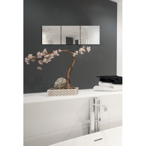 Fali tükör szett 3 db-os 30x30 cm – MSV-image-1