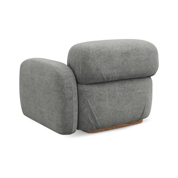 Szürke buklé kanapé modul (jobb oldali) Ailani – Makamii-image-3