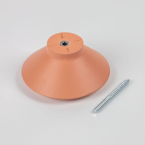 Nadua 3 db-os narancssárga fali fogas szett - Kave Home-image-1