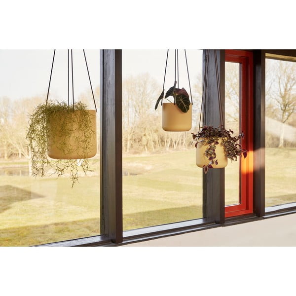 Fém függő kaspó szett 3 db-os ø 25 cm Bloom – Hübsch-image-1