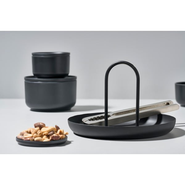 Singles világosszürke fémtálca, ø 20 cm - Zone-image-4