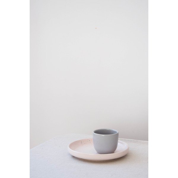 Dust világos rózsaszín agyagkerámia desszertes tányér ø 17 cm - ÅOOMI-image-3