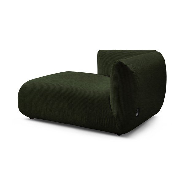 Zöld kordbársony kanapé modul (bal oldali) Lecomte – Bobochic Paris-image-3