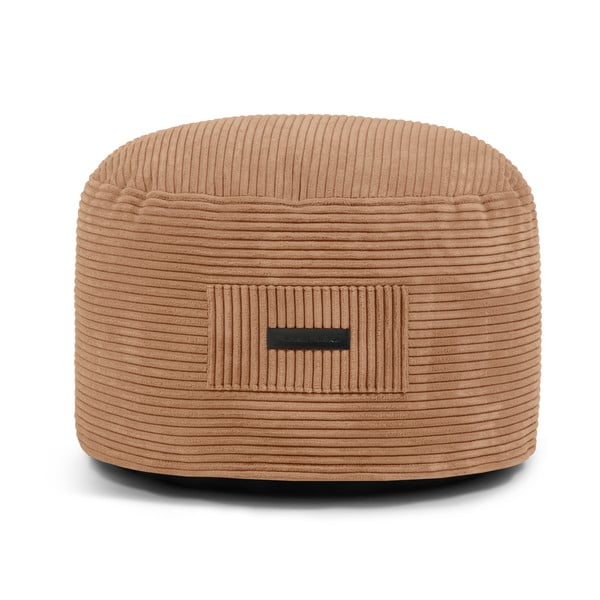 Barna kordbársony puff Om 60 – SLOWDOWN