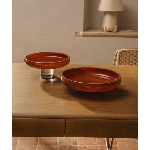 Üveg dekoratív tál ø 34 cm Denuo – Kave Home-image-1