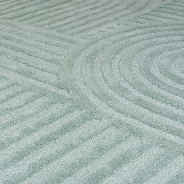 Türkiz kézi szövésű gyapjú szőnyeg 200x290 cm Zen Garden – Flair Rugs-image-3