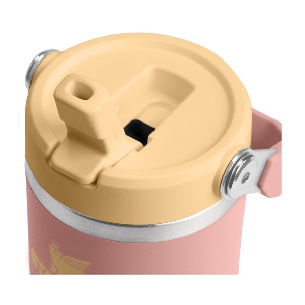 Barackszínű rozsdamentes acél termosz 410 ml IceFlow™ Flip Straw 2.0 Tumbler Peach Rose – Stanley-image-2