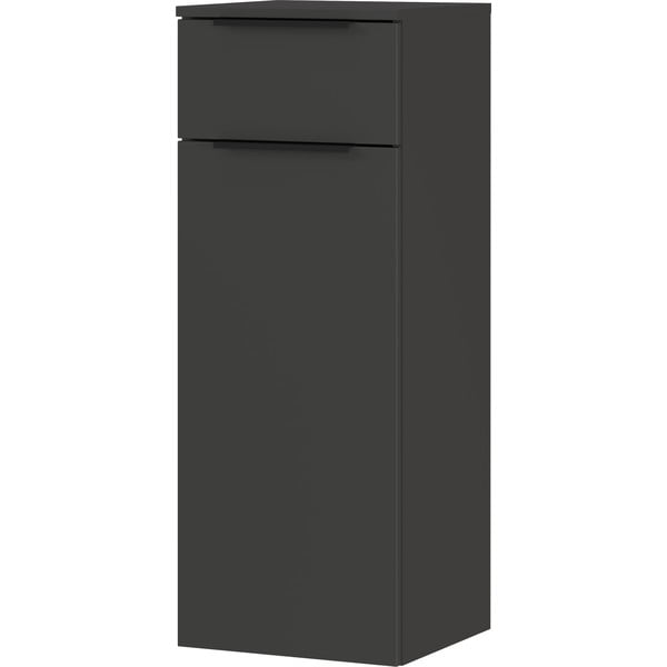 Antracitszürke magas-fali fürdőszoba szekrény 36x93 cm Crandon – Germania-image-2