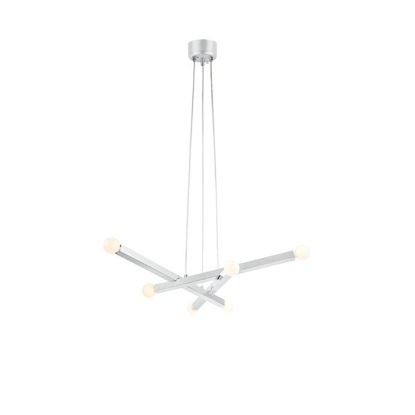 Ezüstszínű fém függőlámpa Stack – Markslöjd