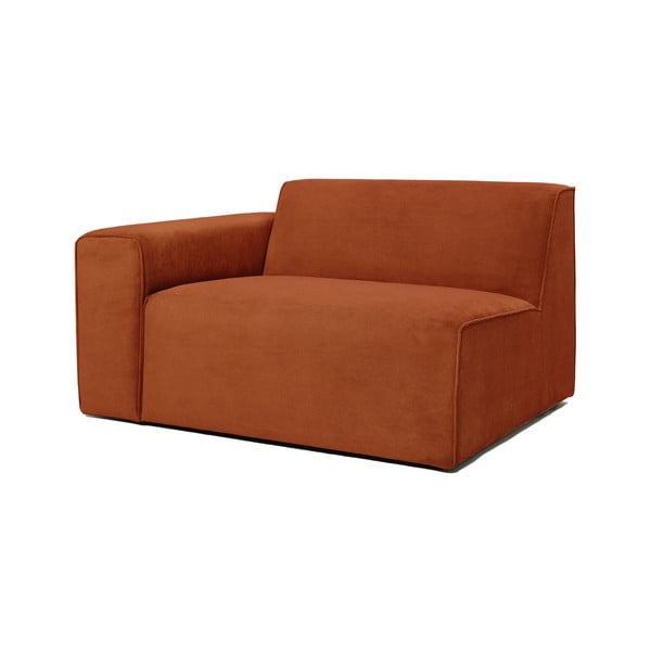 Sting narancssárga kordbársony kanapé modul, bal oldali - Scandic-image-2