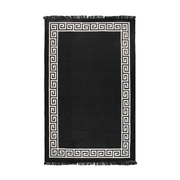 Justed bézs-fekete kétoldalas szőnyeg, 80 x 150 cm