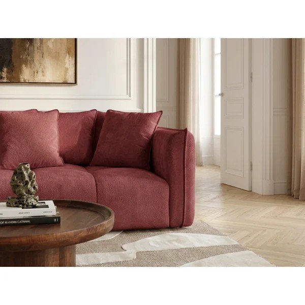 Piros zsenília kanapé Harlem – Bobochic Paris-image-3