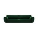 Sötétzöld bársony kanapé 248 cm Vanda – Mazzini Sofas