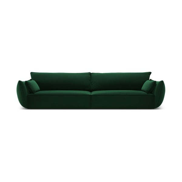 Sötétzöld bársony kanapé 248 cm Vanda – Mazzini Sofas