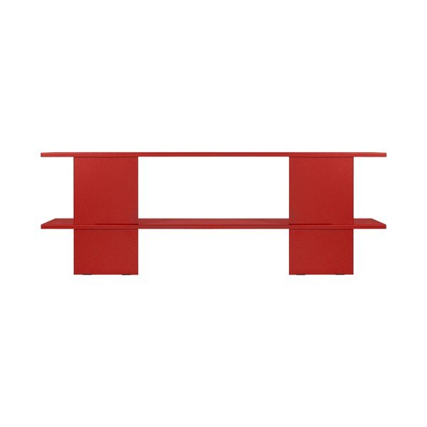 Piros fém polcos állvány 160x57x37 cm Hes – noo.ma-image-3