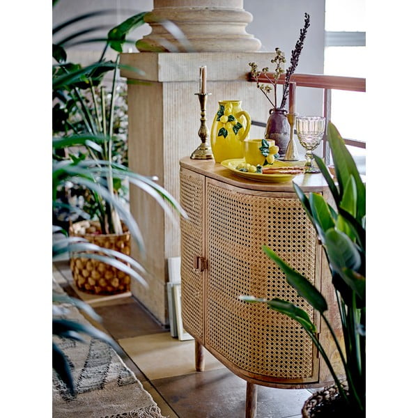 Barna agyagkerámia kézzel készített váza Reina – Bloomingville-image-3