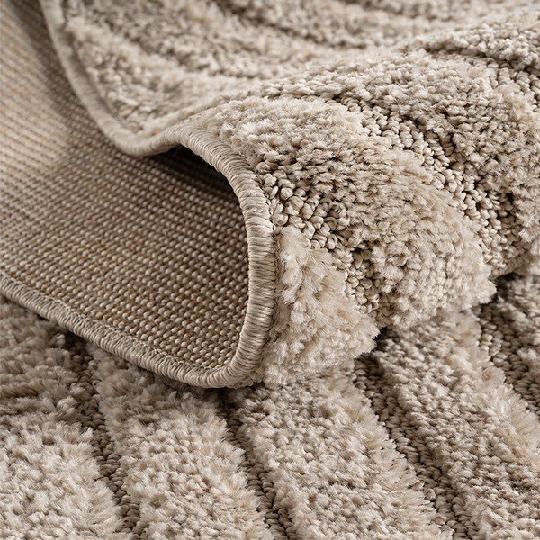 Bézs jutakeverék kerek szőnyeg ø 80 cm Art 1122 – Ayyildiz Carpets-image-1