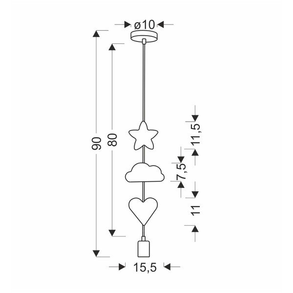 Gyerek lámpa fém búrával Single – Candellux Lighting-image-2