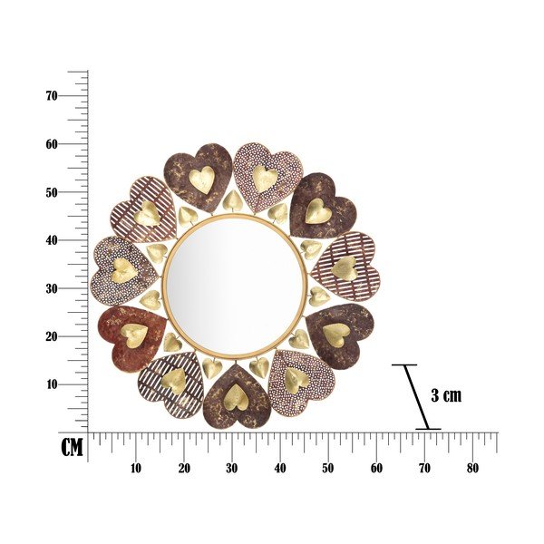 Cuori falitükör, ø 61 cm - Mauro Ferretti-image-2