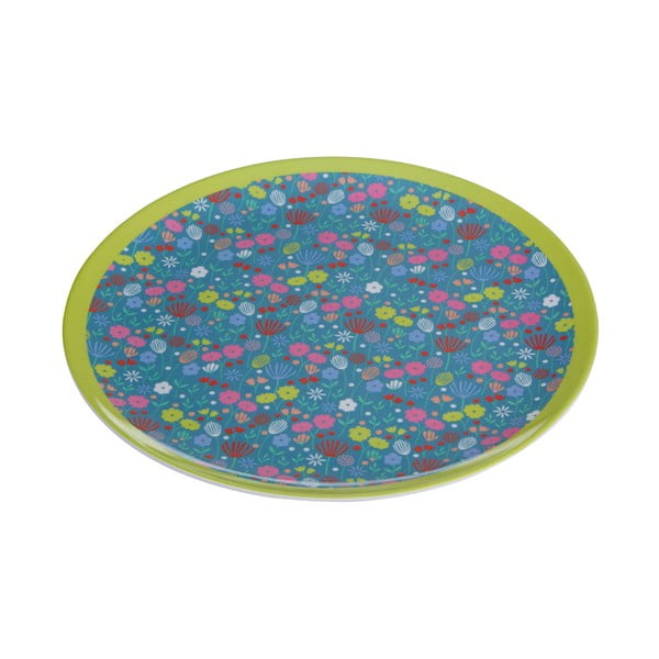 Casey virágmintás kék tányér, ⌀ 25 cm - Premier Housewares