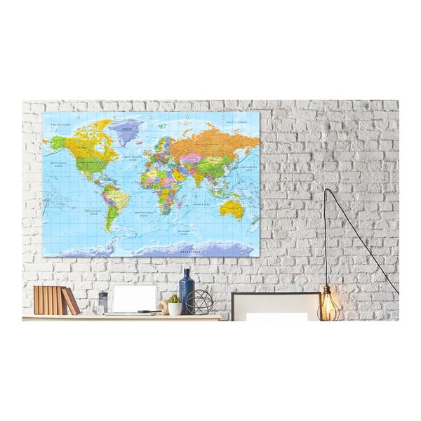 Orbis Terrarum fali világtérkép, 90 x 60 cm - Bimago-image-1