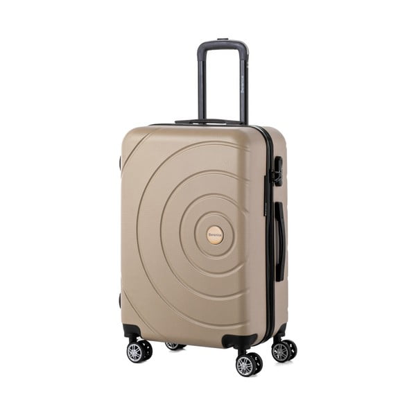 Circle bézs bőrönd, 71 l - Berenice