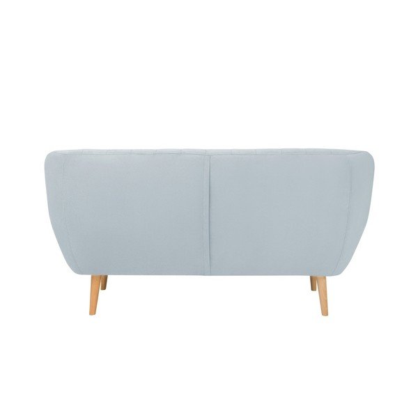 Sardaigne világoskék bársony kanapé, 158 cm - Mazzini Sofas-image-3