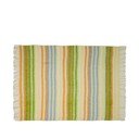 Sárga-zöld gyapjúkeverék takaró 140x200 cm Loom – Hübsch