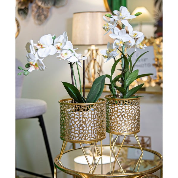 Fém virágtartó állvány szett 2 db-os ø 16 cm (magasság 20 cm) Piny – Mauro Ferretti-image-1