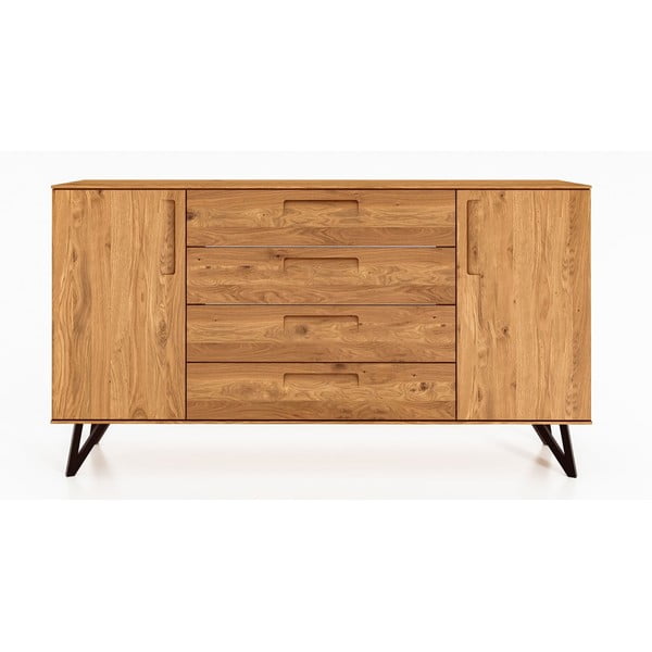 Magas tölgyfa komód 182x100 cm Golo - The Beds-image-2