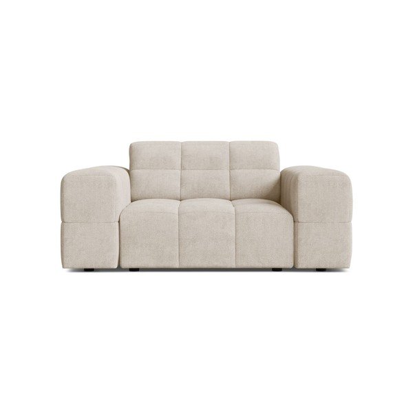 Krémszínű zsenília fotel Chicago – Cosmopolitan Design