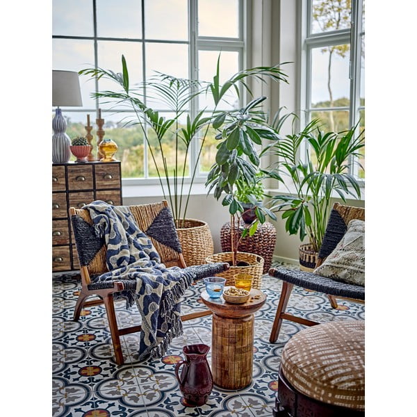 Mangófa kerek tárolóasztal ø 30 cm Yasme – Bloomingville-image-2