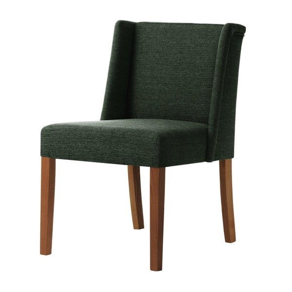 Zeste zöld bükkfa szék, sötétbarna lábakkal - Ted Lapidus Maison