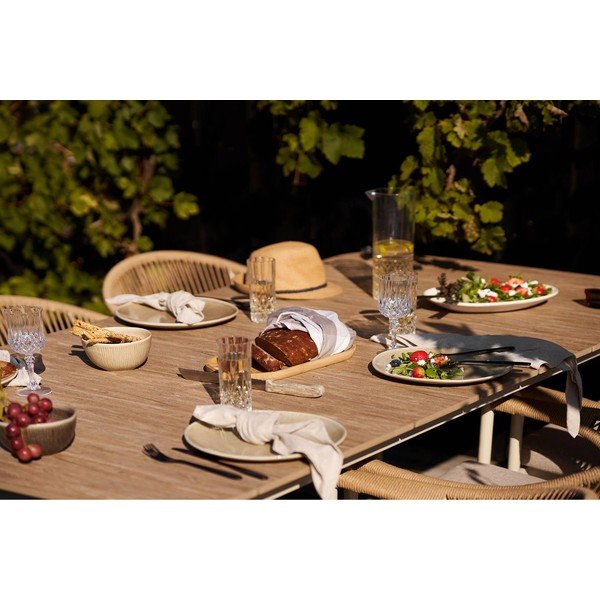 Bézs kőedény tányér készlet 4 db-os ø 27 cm Viola – House Nordic-image-4